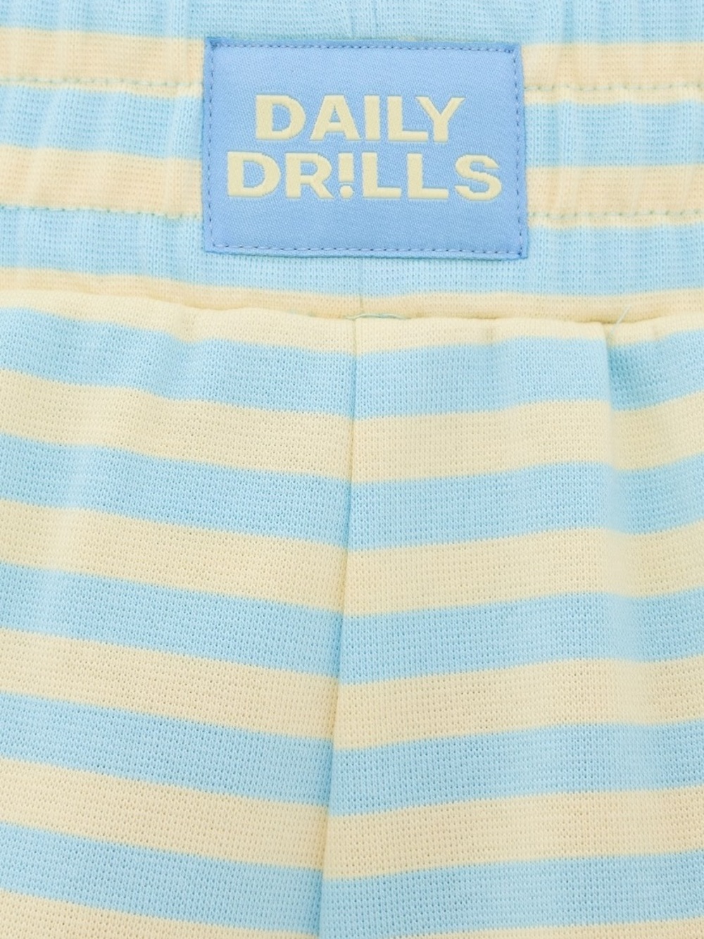 Daily Drills Women's Striped Shorts - Lemonade - Picture 3 of 4